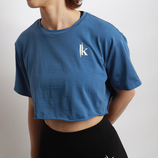 EMMA Blue crop top