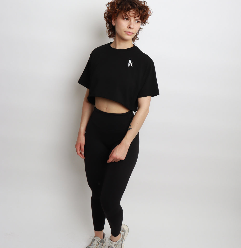 Crop top EMMA Noir