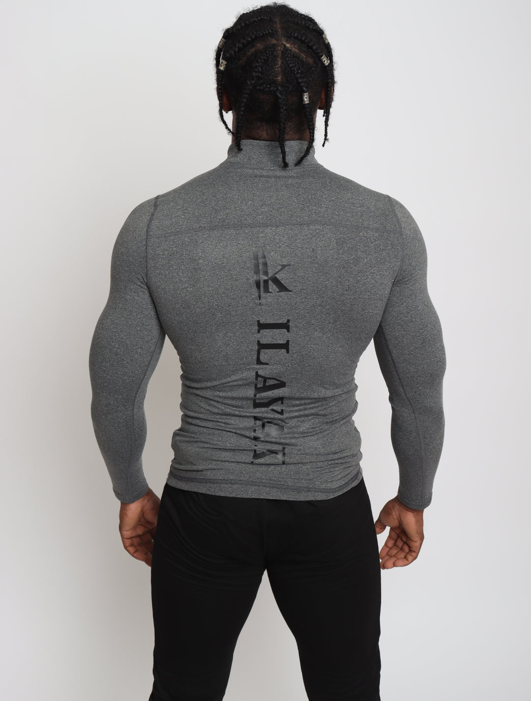 Long-sleeved t-shirt with 1/4 closure IK