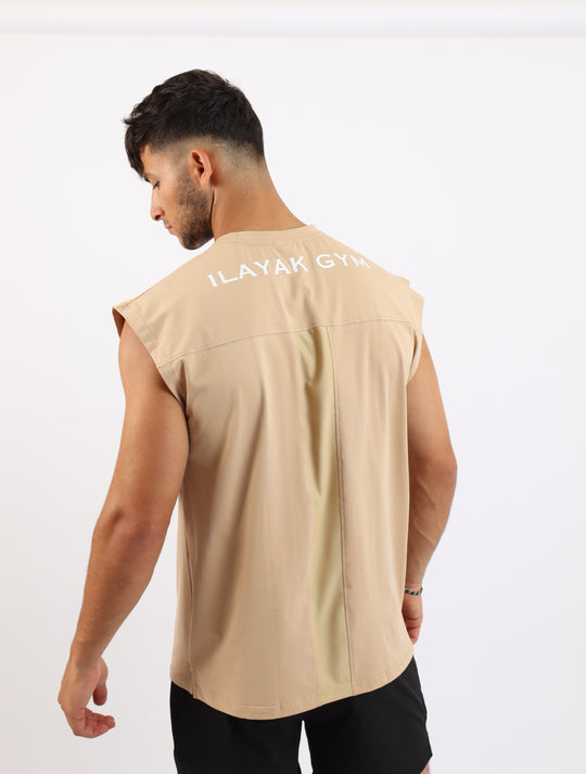 débardeur ILAYAK GYM beige